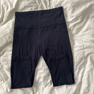 Athleta Elation Capri blue